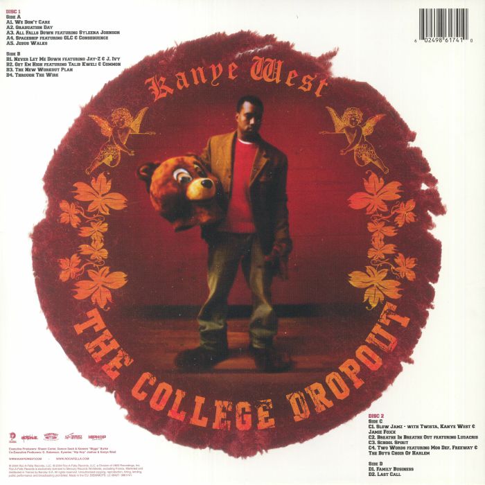 Kanye West – The College Dropout (2022 White Sleeve Edition) [2xLP Vinyl]