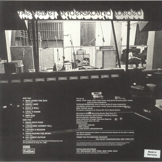 The Velvet Underground – Loaded (Atlantic 75 Clear Vinyl Reissue) [LP Vinyl]