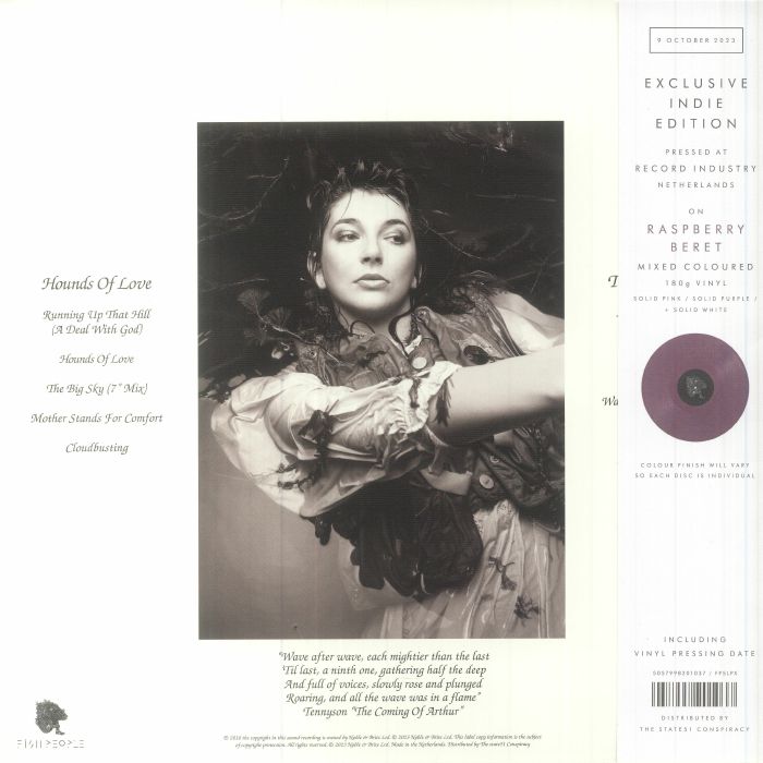 Kate Bush – Hounds Of Love (Remastered Reissue) [180g LP Vinyl + Coloured Vinyl + Obi-Strip]