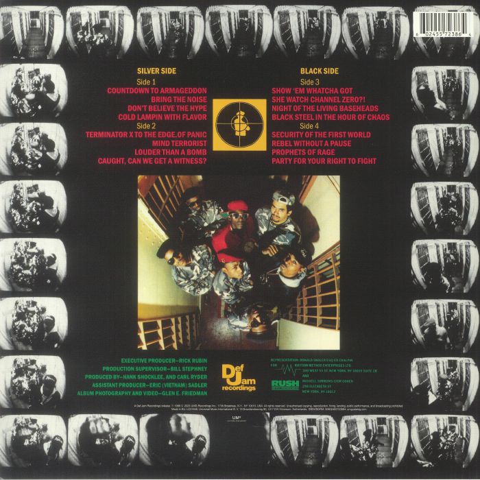 Public Enemy – It Takes A Nation Of Millions To Hold Us Back (35th Anniversary Edition) [180 Gram Vinyl 2xLP]