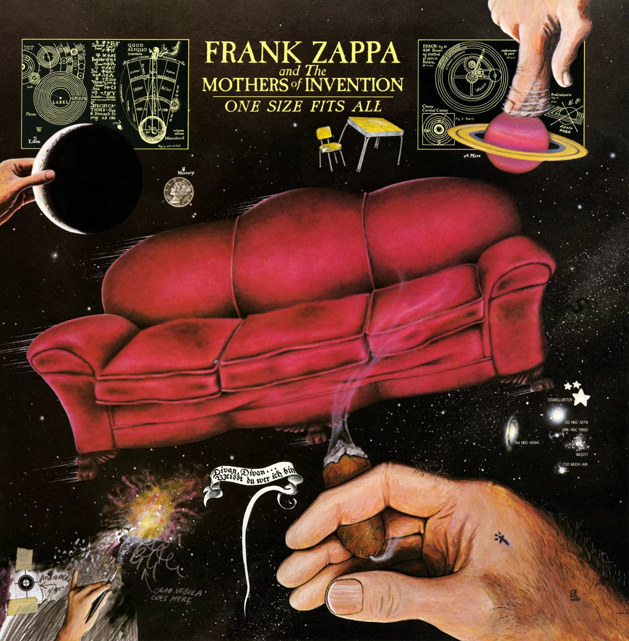 Frank Zappa And The Mothers Of Invention — One Size Fits All (50th Anniversary) [2× Vinyl LP · 180g Black Glitter · Gatefold]