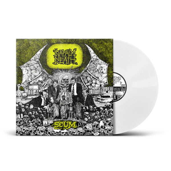 Napalm Death — Scum [Limited Edition White Vinyl LP · Plastichead Exclusive]