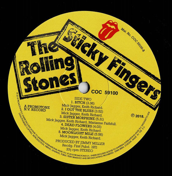 Sticky Fingers - The Rolling Stones (Half‑Speed Remastered) [180g Vinyl LP]