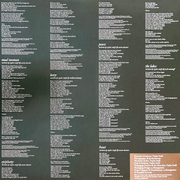 Folklore - Taylor Swift [Vinyl 2×LP]