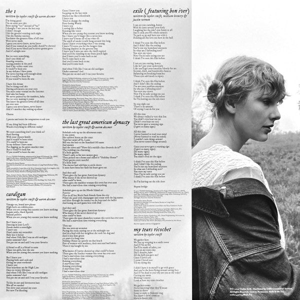 Folklore - Taylor Swift [Vinyl 2×LP]