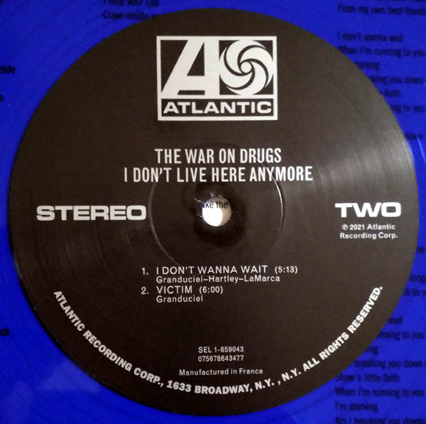 I Don’t Live Here Anymore - The War On Drugs [2xLP Limited Edition Vinyl]