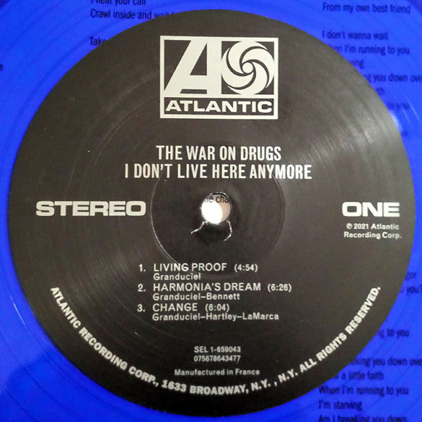 I Don’t Live Here Anymore - The War On Drugs [2xLP Limited Edition Vinyl]