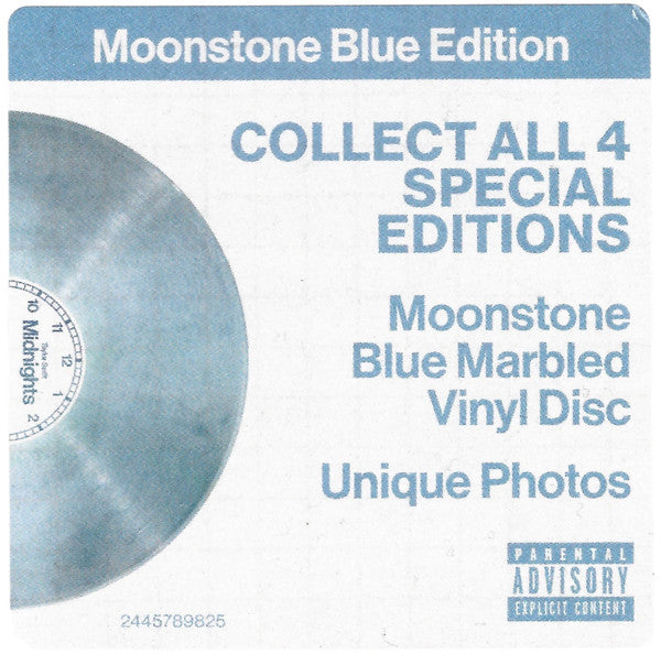 Midnights Moonstone Blue Edition by Taylor Swift [Coloured Vinyl LP]