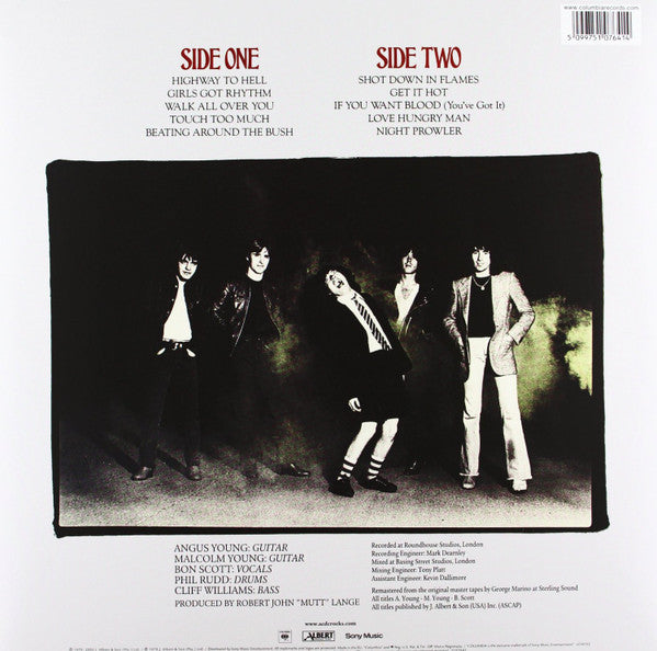 ACDC – Highway To Hell [Heavyweight Vinyl LP]