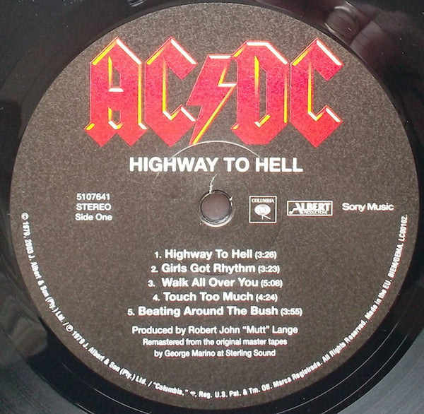 ACDC – Highway To Hell [Heavyweight Vinyl LP]