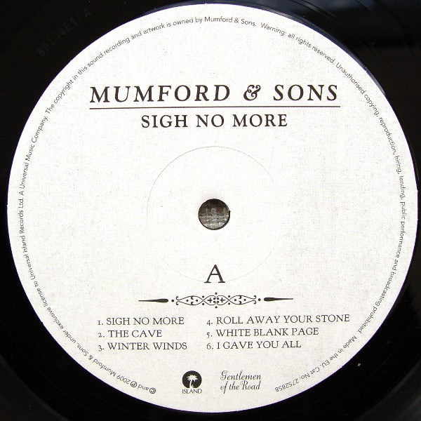 Sigh No More - Mumford & Sons [Vinyl LP]