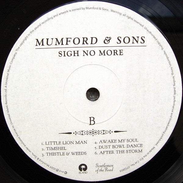 Sigh No More - Mumford & Sons [Vinyl LP]