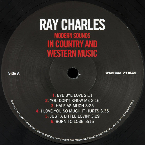 Ray Charles - Modern Sounds in Country & Western [Vinyl LP]