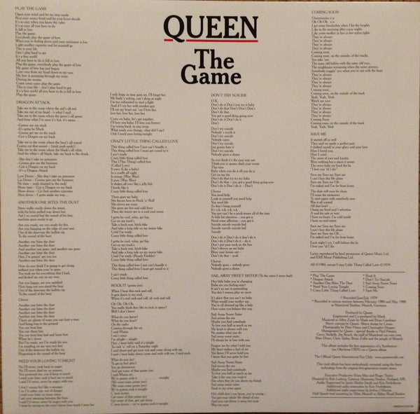 Queen – The Game [180g Vinyl LP]