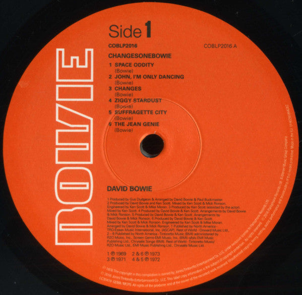ChangesOneBowie - David Bowie [Vinyl LP]