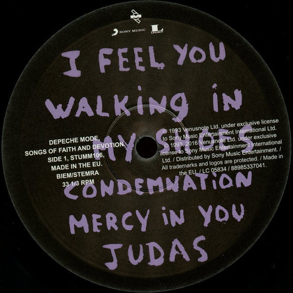 Depeche Mode – Songs of Faith and Devotion  [Vinyl LP]