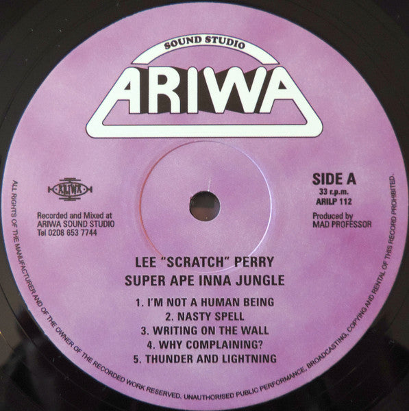 Lee "Scratch" Perry feat. Mad Professor / Douggie Digital / Juggler — Super Ape Inna Jungle [Vinyl LP]