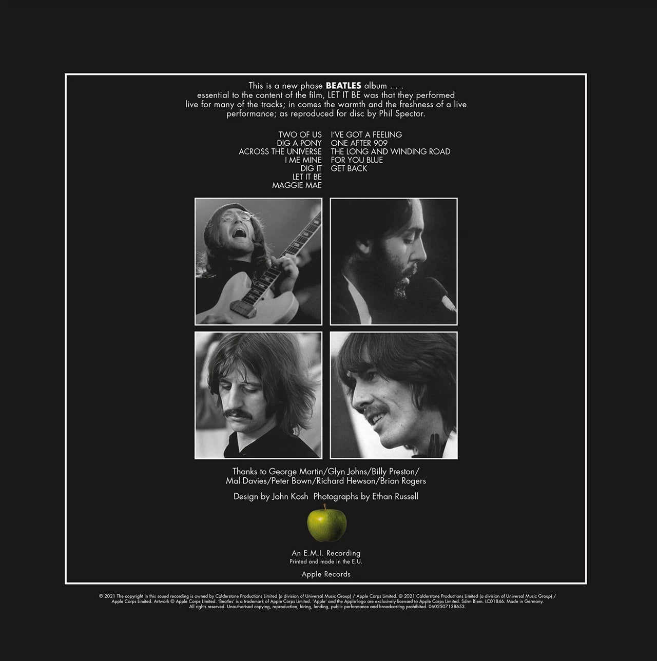 The Beatles – Let It Be [180g Vinyl LP]