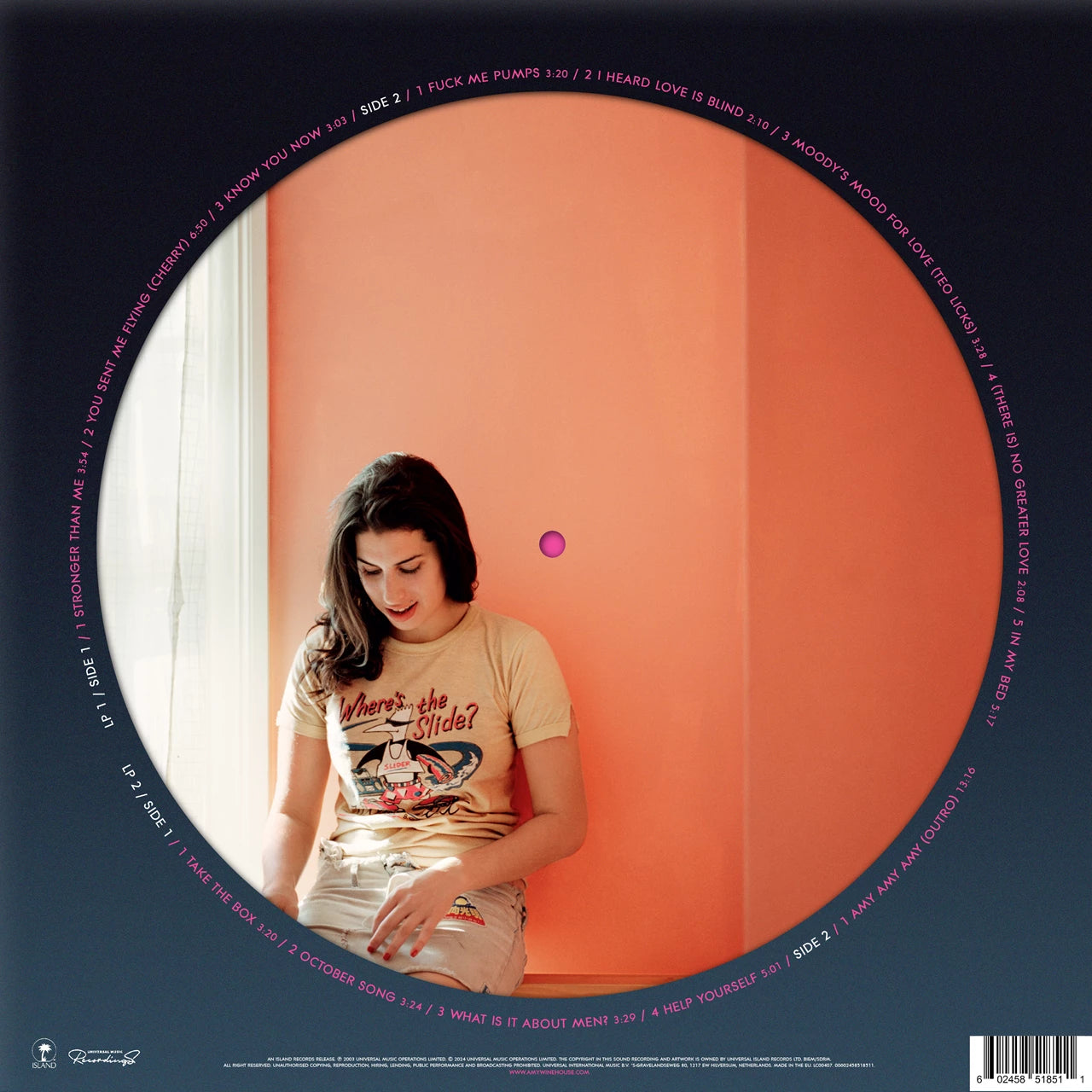 Amy Winehouse – Frank [2× Vinyl LP · Picture Disc · 20th Anniversary Edition · Gatefold]