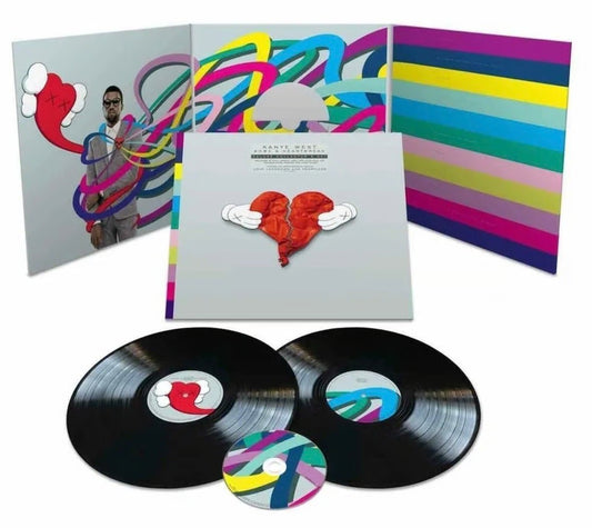 Kanye West – 808s & Heartbreak (Deluxe Collectors Set) [Trifold 2xLP Vinyl + CD + Poster + Booklet]